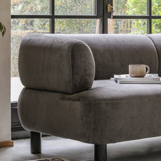 Ardo Fabric 3 Seater Sofa | Anthracite Grey | Modern Design & Comfort - Sofa In Store