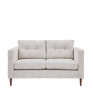 Whitwell 2 Seater Sofa | Light Grey Fabric | Tapered Wooden Feet - Sofa In Store