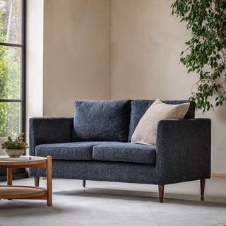 Gateford Fabric 2 Seater Sofa | Charcoal Grey | Deep Cushions & Wood Legs - Sofa In Store