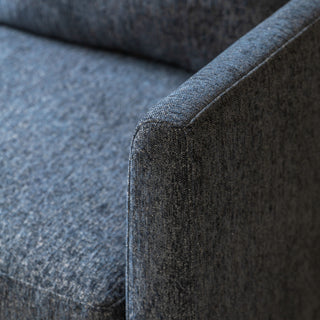 Gateford Fabric 2 Seater Sofa | Charcoal Grey | Deep Cushions & Wood Legs - Sofa In Store