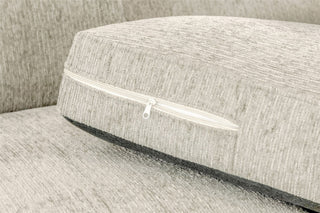 Naples Sofa | Beige Fabric | 2 Seater | Removable Cushions - Sofa In Store