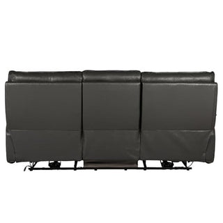Laramie Leather 3 Seater Electric Recliner Sofa | Dark Grey | USB Ports - Sofa In Store