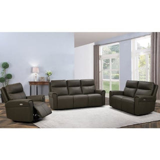 Raivis Genuine Leather Electric Recliner Sofa | 2 Seater | Ash Finish - Sofa In Store