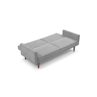 Shankar Relax 3 Seater Sofa Bed | Grey Linen Effect | Versatile Design - Sofa In Store