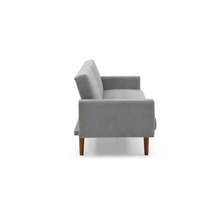 Shankar Relax 3 Seater Sofa Bed | Grey Linen Effect | Versatile Design - Sofa In Store