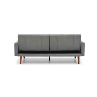 Shankar Relax 3 Seater Sofa Bed | Grey Linen Effect | Versatile Design - Sofa In Store