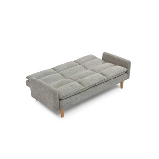 Shankar Cosy Rest 3 Seater Sofa Bed | Chenille Effect Fabric | Grey - Sofa In Store