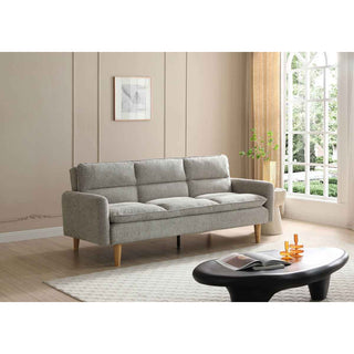 Shankar Cosy Rest 3 Seater Sofa Bed | Chenille Effect Fabric | Grey - Sofa In Store