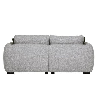 Santiago Fabric 3 Seater Sofa | Grey Upholstery | Black Legs - Sofa In Store