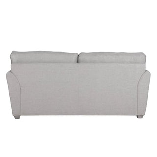 Castro Fabric 3 Seater Sofa Bed | Light Grey | Oak Legs & Comfort - Sofa In Store