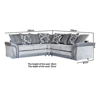 Bracamonte 3 - Piece Upholstered Fabric Corner Sectional - Sofa In Store