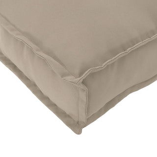 vidaXL Outdoor Cushion Taupe Polyester 50 x 40 x 12 cm Sofa Cushion
