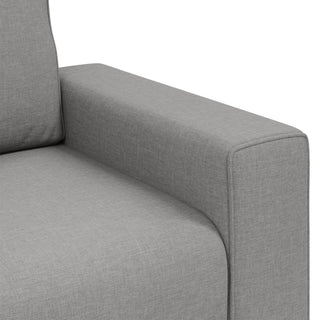 vidaXL Sofa Chair Cloud Grey 59 cm Fabric - Sofa In Store