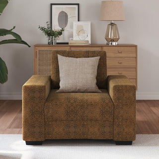 vidaXL Brown Sofa Chair 23 inches Faux Leather - Sofa In Store