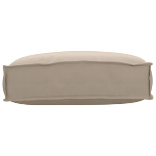 vidaXL Outdoor Cushion Taupe Polyester 50 x 40 x 12 cm Sofa Cushion