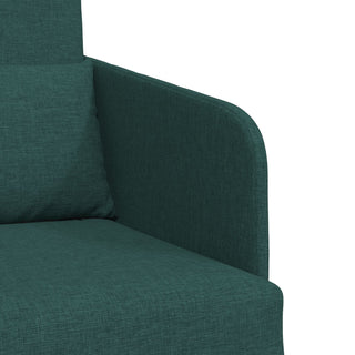 vidaXL Floor Sofa Bed 2-in-1 Dark Green 65x80x83 cm Fabric