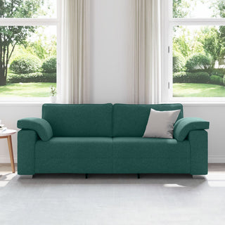 vidaXL 3-Seater Sofa Dark Green 178 cm Fabric