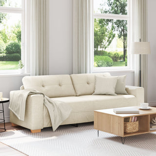 vidaXL 3-Seater Sofa Linen 180 cm - Sofa In Store