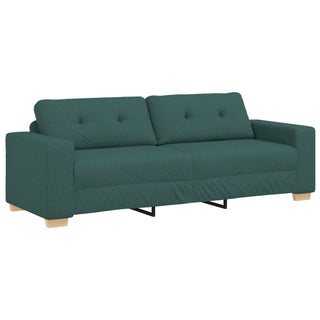 vidaXL 2 Piece Sofa Set with Cushions Yellow Fabric - Sofa In Store