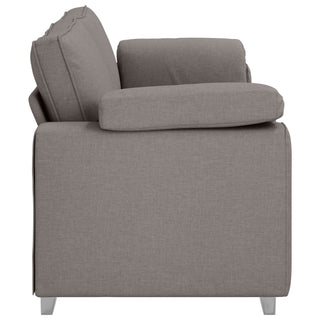 vidaXL 3-Seater Sofa in Taupe, 178 cm Fabric
