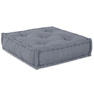 vidaXL 4-Seater Modular Pouffe Sofa Convertible Grey Fabric - 3315094 - Sofa In Store