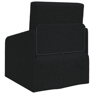 vidaXL Floor Sofa Bed 2-in-1 Black 65x80x83 cm Fabric - Sofa In Store