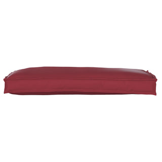 vidaXL Chair & Sofa Cushions Wine Red Polyester Standard Rectangular