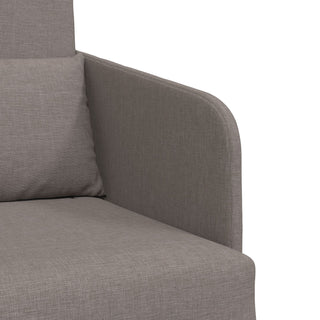 vidaXL Floor Sofa Bed 2-in-1 Taupe 65x80x83 cm Fabric - Sofa In Store
