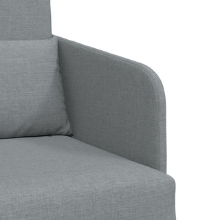 vidaXL Floor Sofa Bed 2-in-1 Light Grey 65x80x83 cm Fabric - Sofa In Store