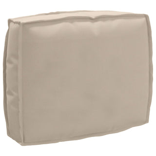vidaXL Outdoor Cushion Taupe Polyester 50 x 40 x 12 cm Sofa Cushion