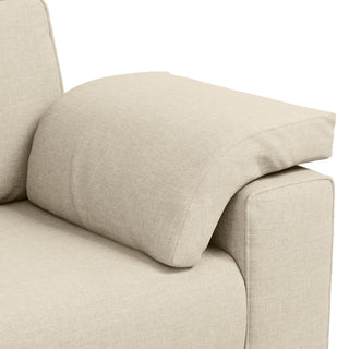 vidaXL 3-Piece Sofa Set with Cushions in Linen - 3324607 - Sofa In Store
