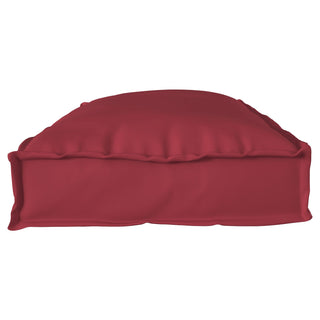vidaXL Chair & Sofa Cushions Wine Red Polyester Standard Rectangular