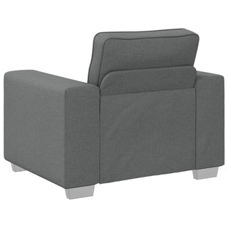 vidaXL 3-Piece Sofa Set with Cushions in Dark Grey Fabric - 3324659 - Sofa In Store
