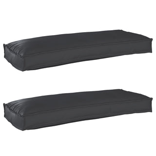 vidaXL Chair & Sofa Cushions Black Polyester Standard Cushion