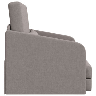 vidaXL Floor Sofa Bed 2-in-1 Taupe 65x80x83 cm Fabric - Sofa In Store