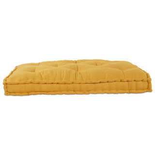 vidaXL Pallet Sofa Cushion in Yellow Fabric - Sofa In Store