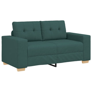 vidaXL 2 Piece Sofa Set with Cushions Yellow Fabric - Sofa In Store