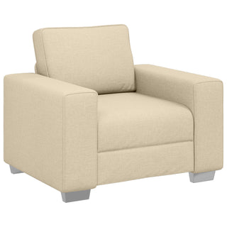 vidaXL Cream Sofa Chair 59 cm Fabric - Sofa In Store