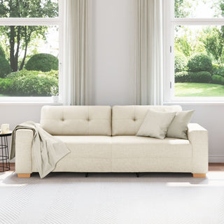 vidaXL 3-Seater Sofa Linen 180 cm - Sofa In Store
