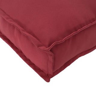 vidaXL Chair & Sofa Cushions Wine Red Polyester Standard Rectangular
