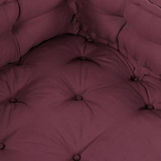 vidaXL Red Fabric Pallet Sofa Cushion with Arm and Back Support