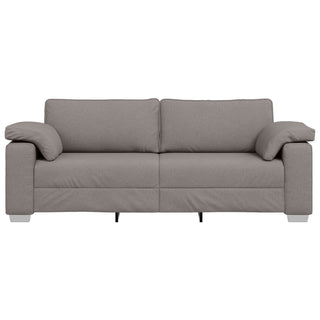 vidaXL 3-Seater Sofa in Taupe, 178 cm Fabric