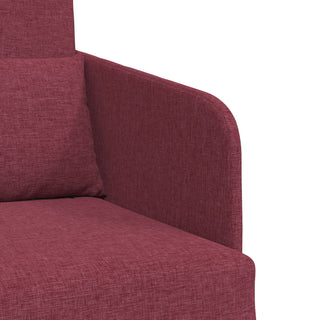 vidaXL Floor Sofa Bed 2-in-1 Wine Red 65x80x83 cm Fabric