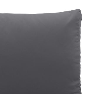 vidaXL 2-Seater Garden Sofa with Anthracite Cushions