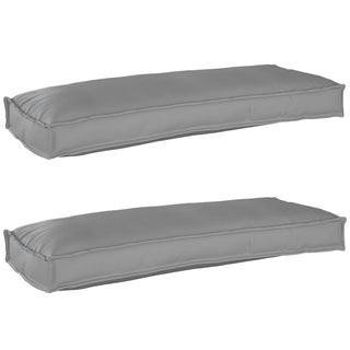 vidaXL Chair & Sofa Cushions Grey Polyester