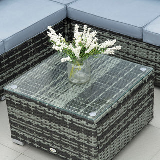 Outsunny Four-Piece Rattan Sofa Set - Grey - Sofa In Store