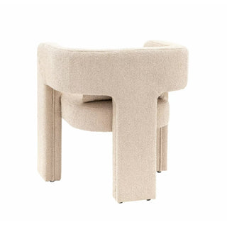 Abilene Fabric Armchair With Black Legs In Taupe - Sofa In Store