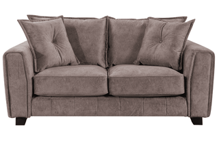 Avanti 2 Seater Chocolate Fabric Sofa - Stylish Modern Design - Sofa In Store
