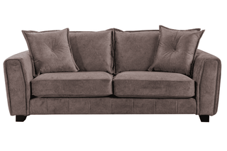 Avanti 3 Seater Chocolate Fabric Sofa with Modern Design - Sofa In Store