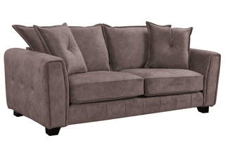 Avanti 3 Seater Chocolate Fabric Sofa with Modern Design - Sofa In Store